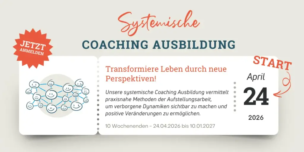 Ankündigung für die Systemische Coaching Ausbildung